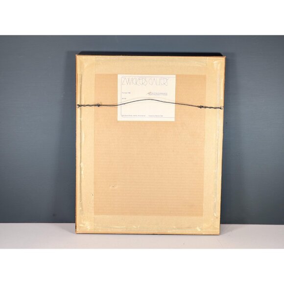 Pablo Picasso bald eagle lithograph (13x16" framed), signed and dated 3.4.54 in - Picture 8 of 8